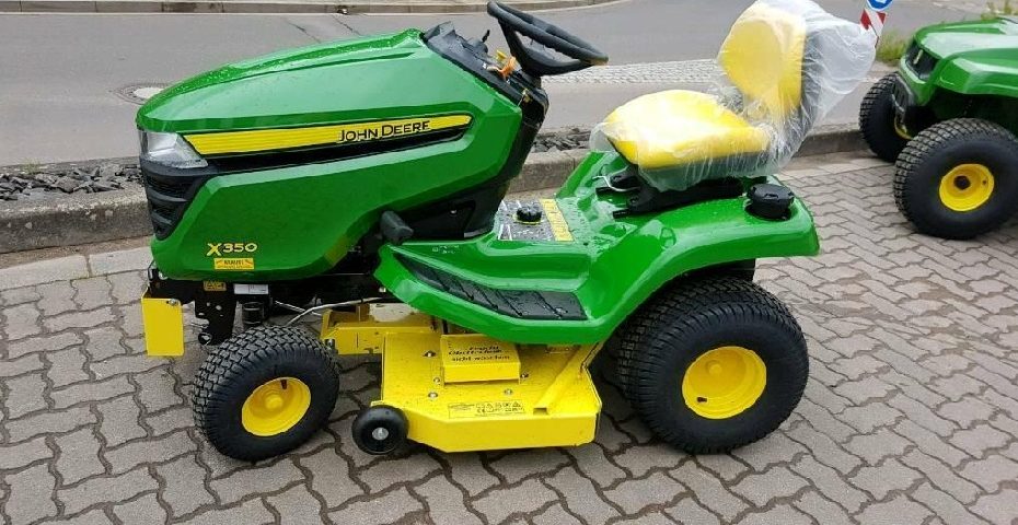 John DeereAufsitzrasenmäher "X350" mit Hochgrasmähwerk Landmaschinen